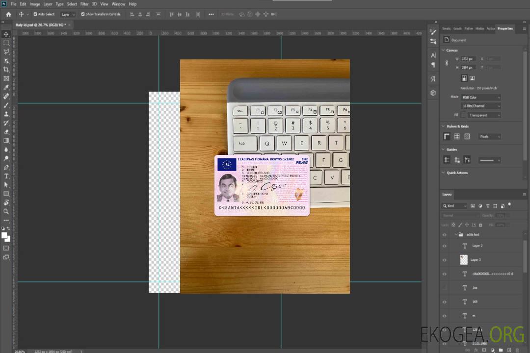 Irlande DL photolook AVANT template Irlande DL photolook AVANT template